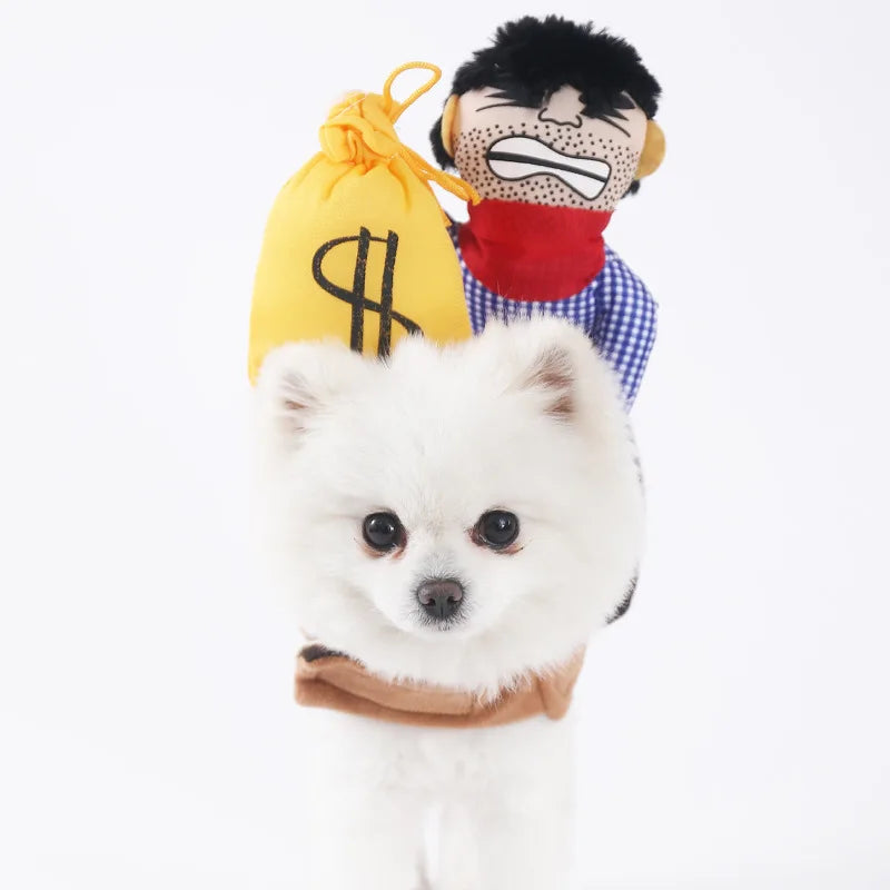 Halloween Dagger Pet Transformation Dress Festival Funny Knife Holding Dog Clothes Cat Standing Dress Pet Dress Up