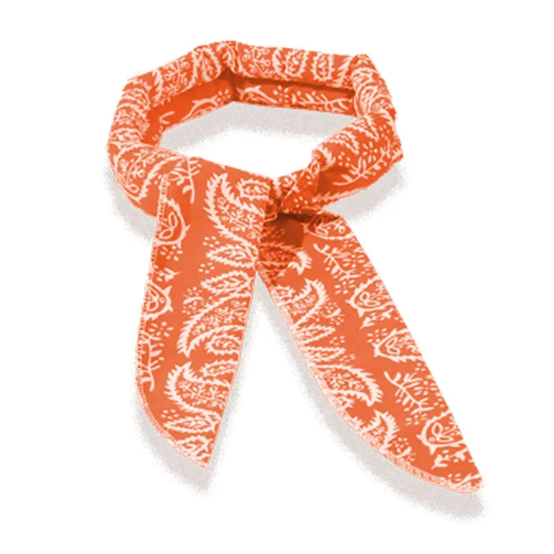 Summer Pet Cooling Ice Scarf Cool Ice Towel Heatstroke Dogs Cats Ice Scarf Collar Adjustable Cooling Cat Collar Bib Dog Supplies