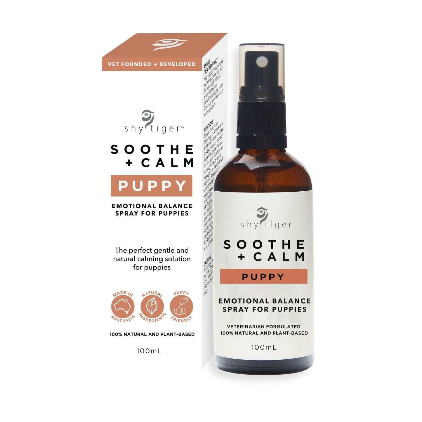 Shy Tiger - EMOTIONAL BALANCE SPRAY FOR PUPPIES Soothe + Calm Puppy