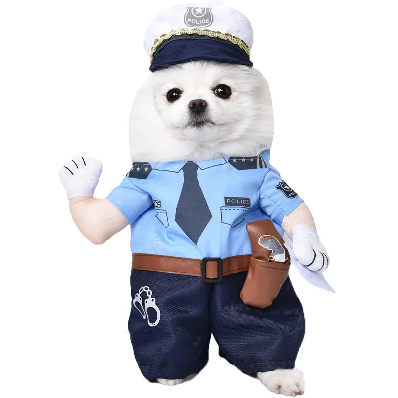 Halloween Dagger Pet Transformation Dress Festival Funny Knife Holding Dog Clothes Cat Standing Dress Pet Dress Up