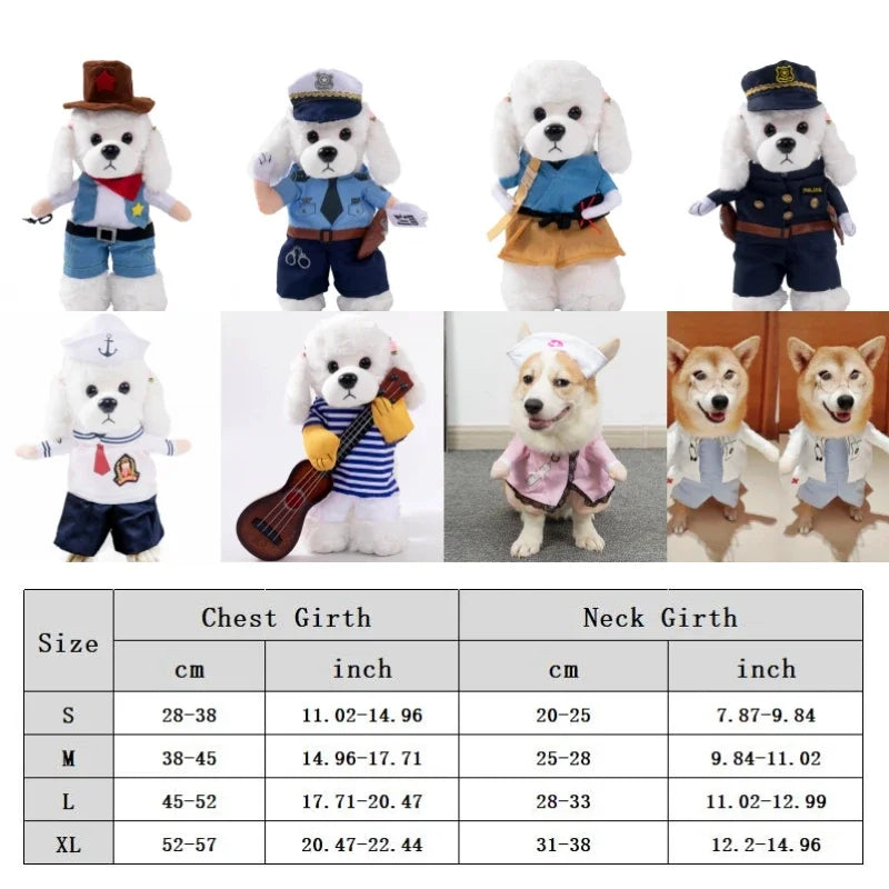 Halloween Dagger Pet Transformation Dress Festival Funny Knife Holding Dog Clothes Cat Standing Dress Pet Dress Up