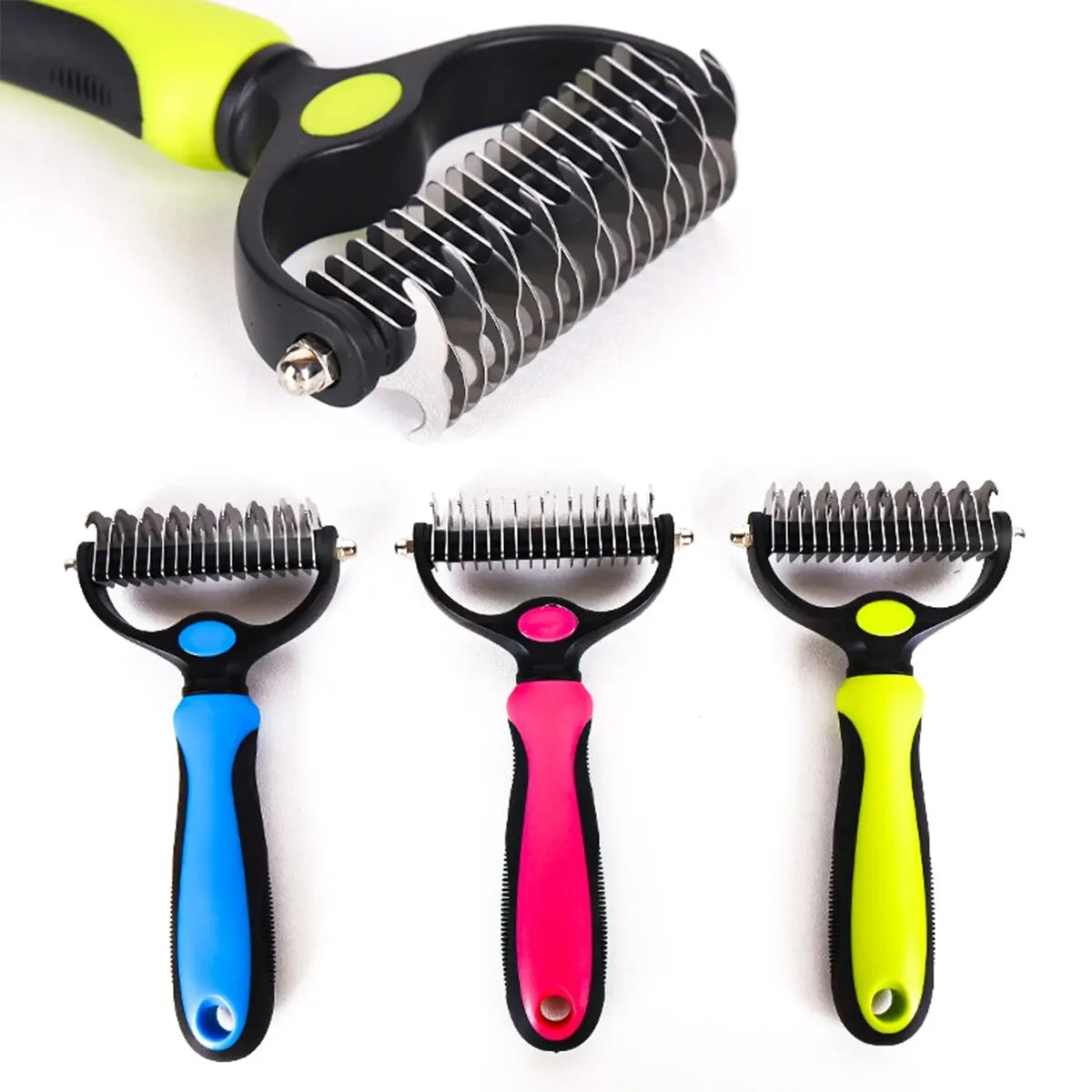 Pet Double-sided Knot Comb Dog Comb Dog Comb Cat Beauty Hair Removal Cat Comb Pet Supplies