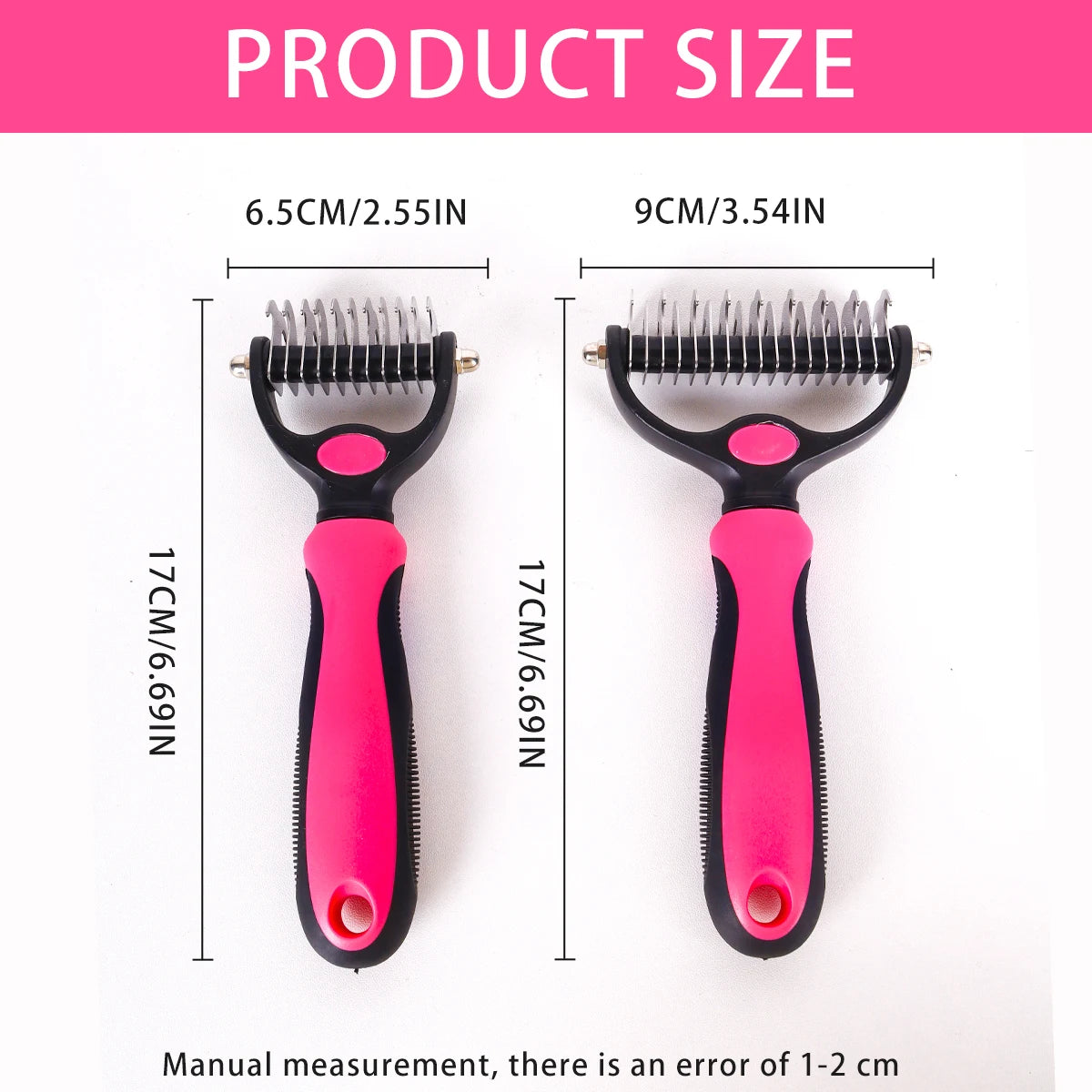 Pet Double-sided Knot Comb Dog Comb Dog Comb Cat Beauty Hair Removal Cat Comb Pet Supplies