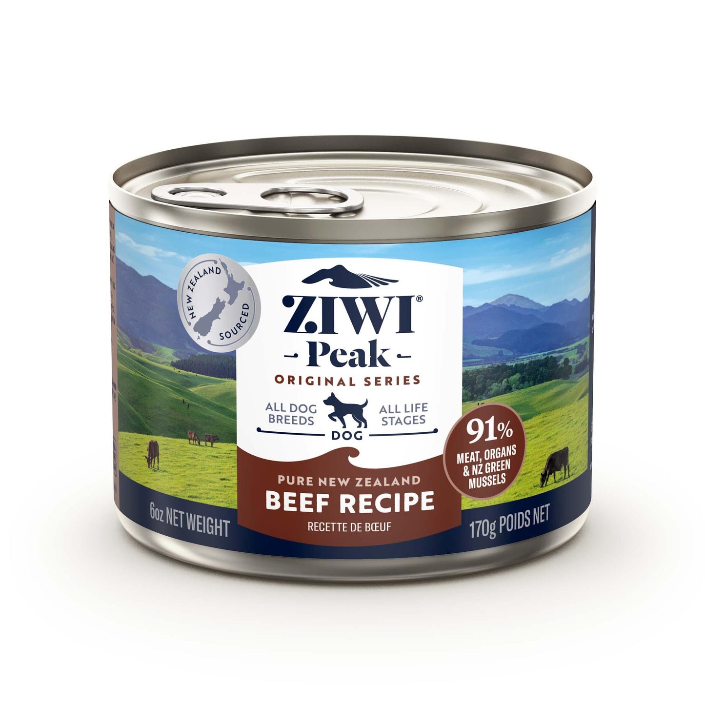 Ziwi Peak Dog Can 170g Beef