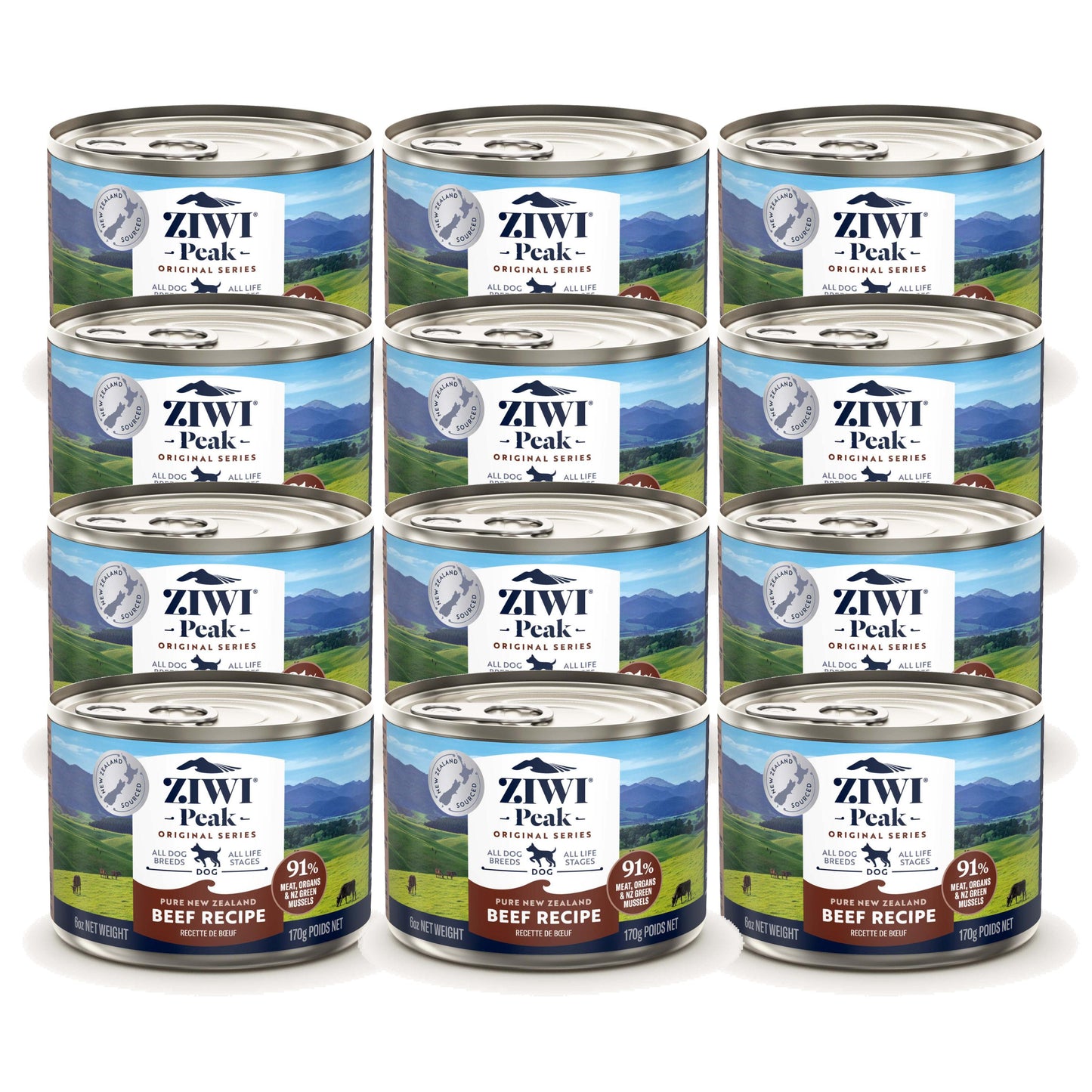 Ziwi Peak Dog Can 170g Beef