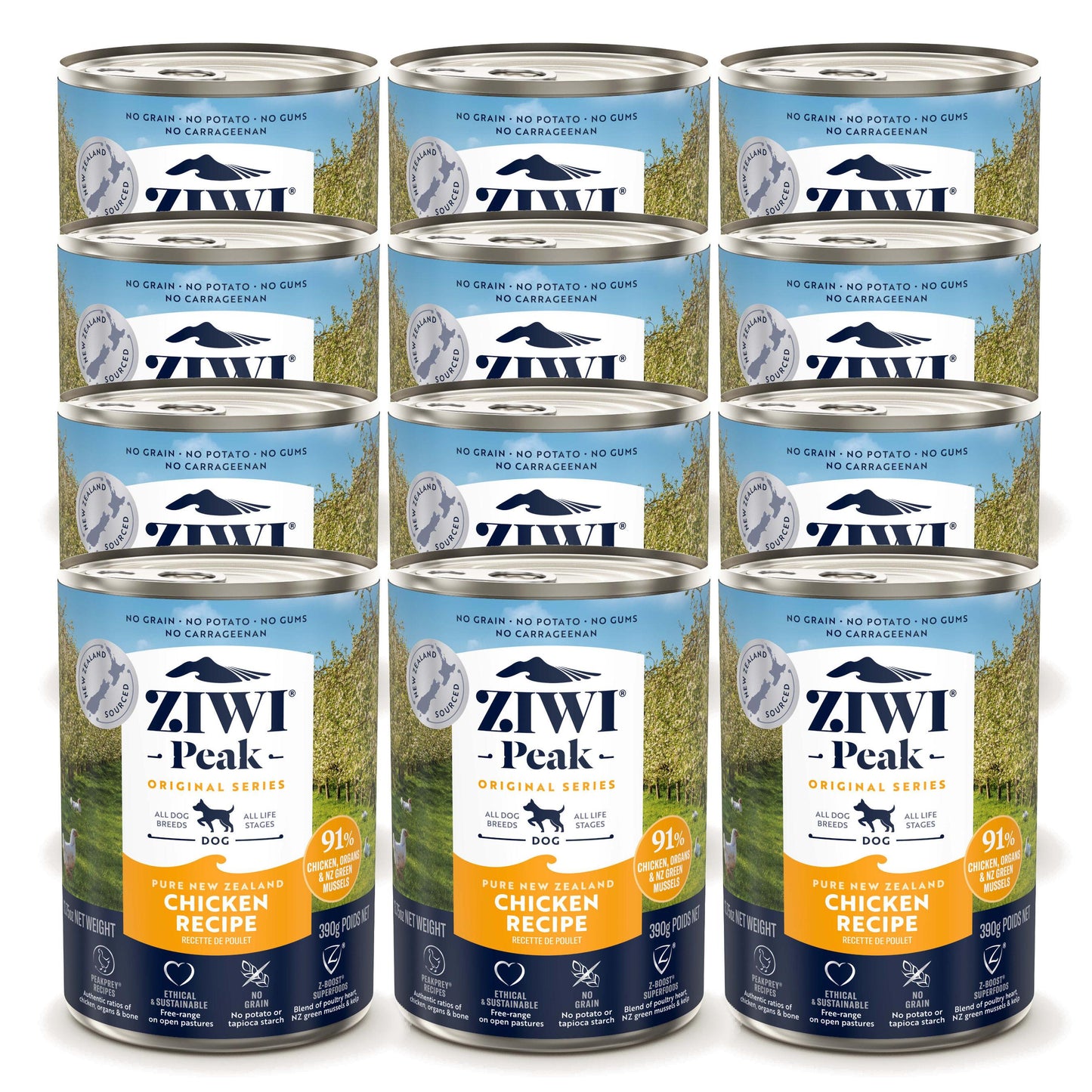 Ziwi Peak Dog Can 390g Chicken