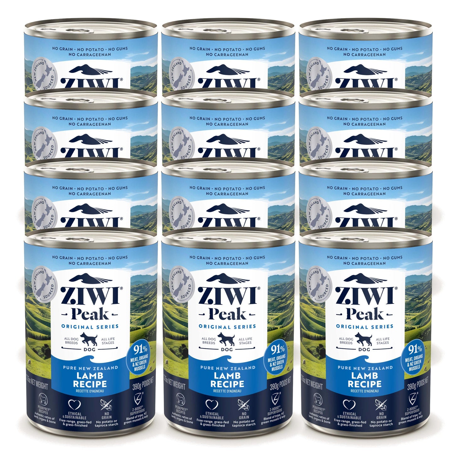 Ziwi Peak Dog Can 390g Lamb