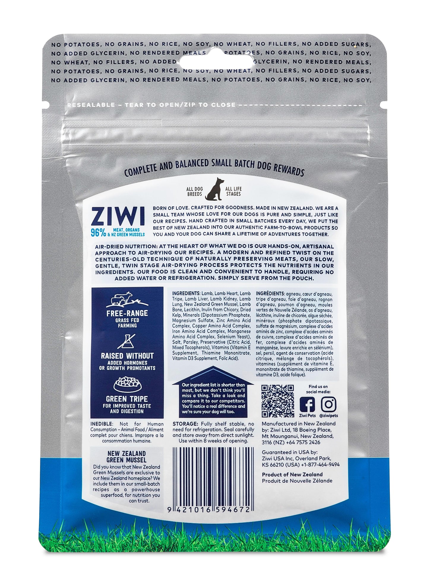 Ziwi Good Dog Reward - Lamb, 85g