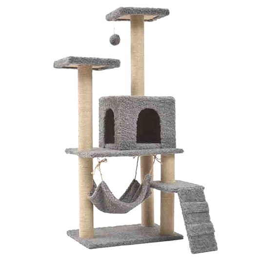 Pet Cat Paradise Scratching Tree House Post Poles Multi Level Scratcher