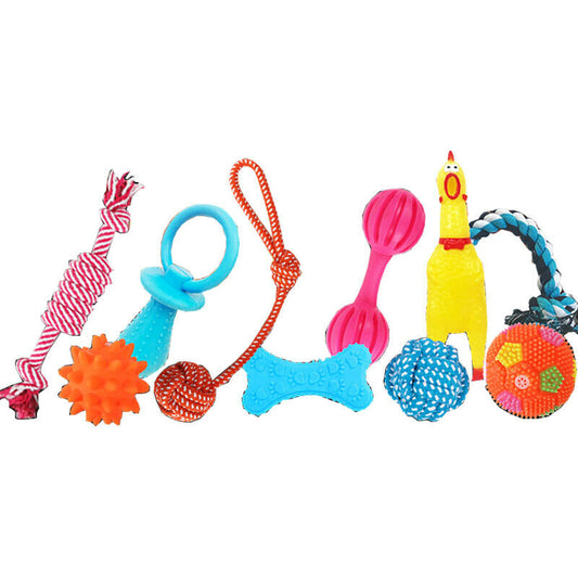 10-in-1 Pet Toy Pack – Fun & Interactive Toys for Puppies and Cats