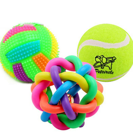 Pet Toy Set for Dogs & Cats – 3-in-1 Fun Pack