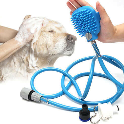 Pet Dog Cleaning Bathing Tool Shower and Scrubber