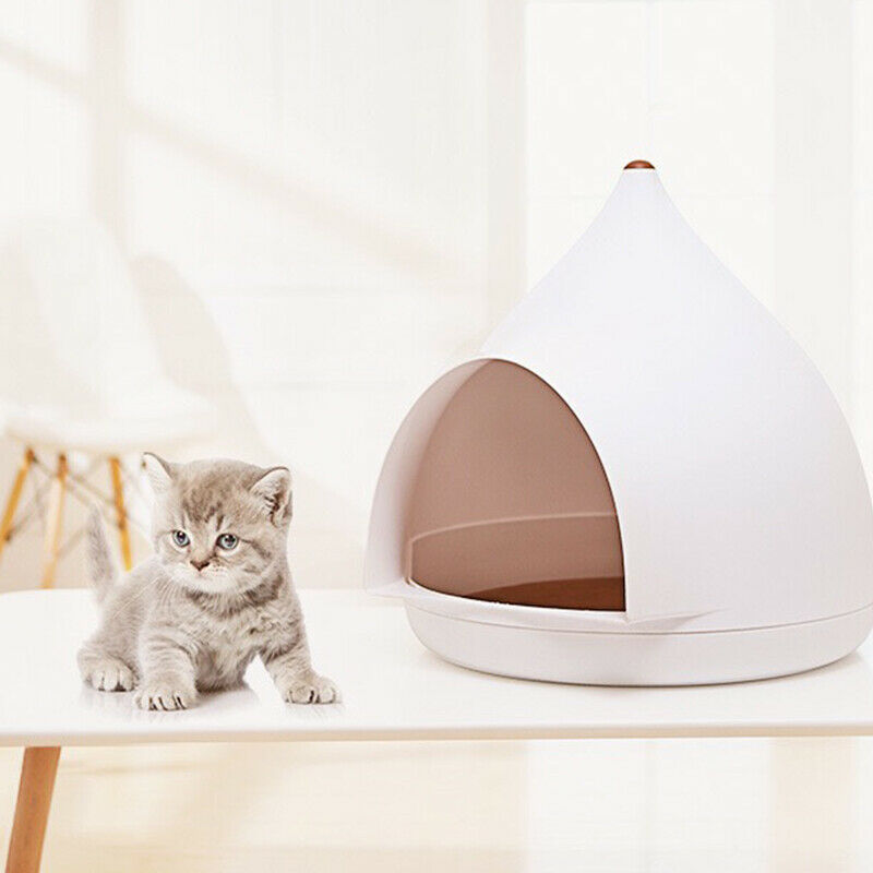 Water-Drop Shaped Pet Hut for Cats and Dogs Semi-Closed Universal Winter Bed