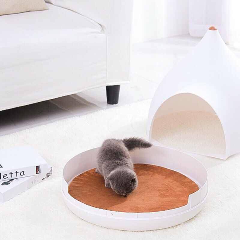 Water-Drop Shaped Pet Hut for Cats and Dogs Semi-Closed Universal Winter Bed