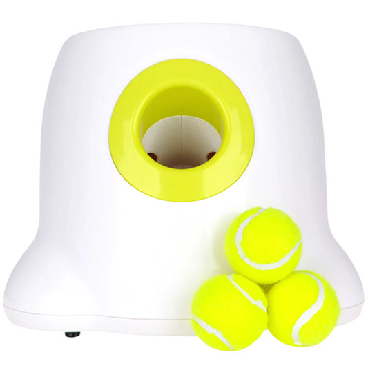 Pet Dog Automatic Tennis Ball Launcher Throwing Serving Pitching Training Toy