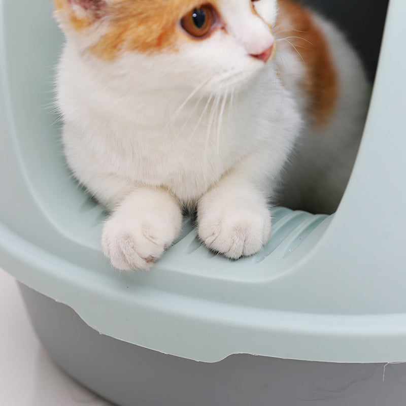 Pet Cat Litter Basin Fully Enclosed Toilet Box Deodorant Anti-splashing HOOPET