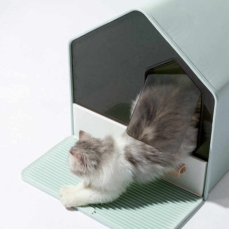 Fully enclosed Villa Pet Cat Litter Large Box Toilet Drawer Type Anti-sand