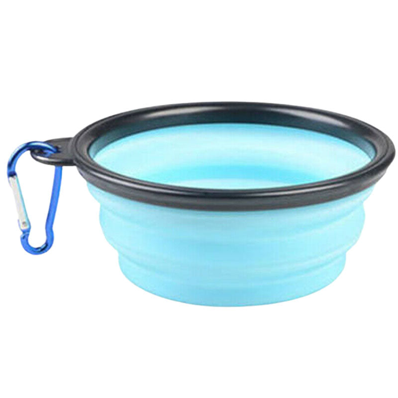 Pet Cat Dog Silicone Folding Water Bowl Travel Folding Animal Outdoors