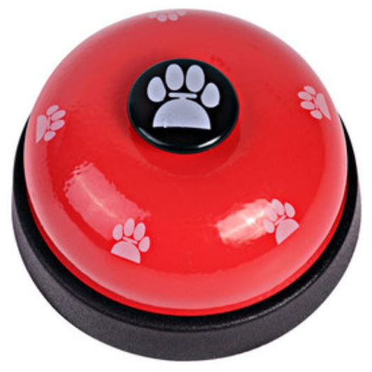 Pet Cat Dog Training Interactive Hand Press Bell Food Trainer Button