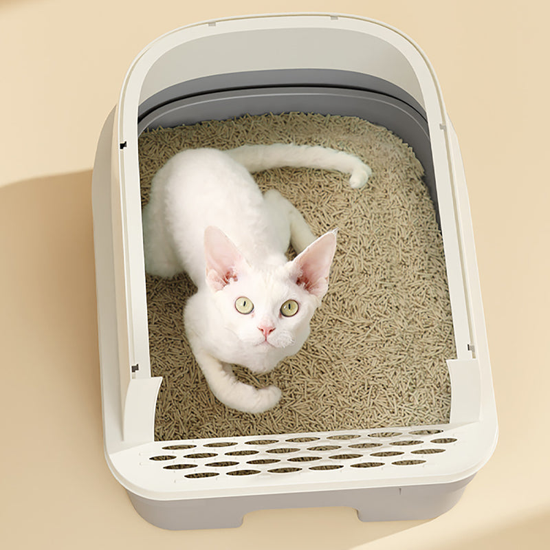 Antler Dual-use Pet Cat Litter Box Fully Semi-closed Drawer Type Oversized