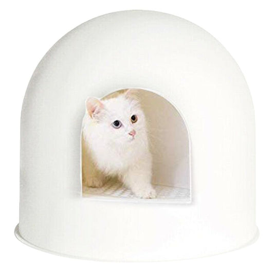 Snow House Pet Cat Litter Toilet Box Oversized Odor Isolation DIY Design