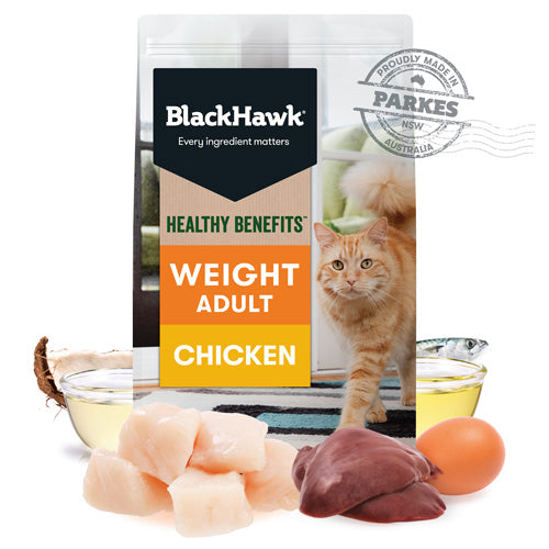 BLACKHAWK CAT HEALTHY BENEFITS WEIGHT CHICKEN 2KG/4KG