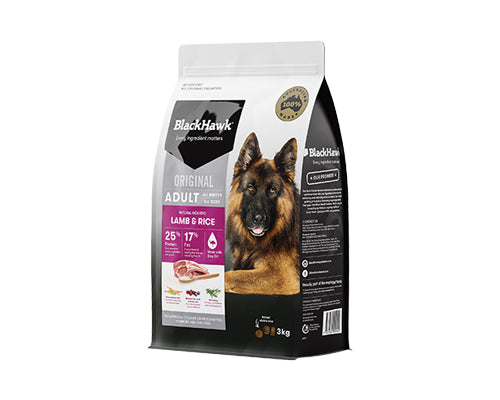 BLACKHAWK DOG LAMB & RICE 3KG/10KG/20KG