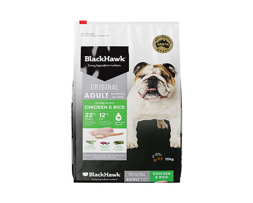 BLACKHAWK DOG CHICKEN & RICE 3KG/10KG/20KG