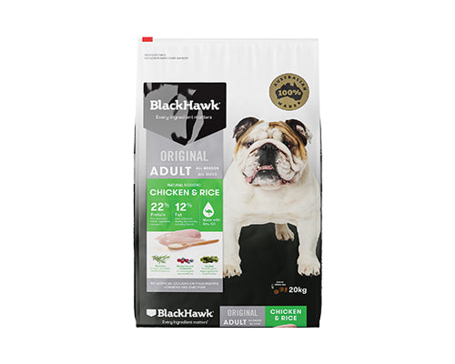 BLACKHAWK DOG CHICKEN & RICE 3KG/10KG/20KG