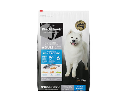 BLACKHAWK DOG FISH & POTATO 3KG/10KG/20KG