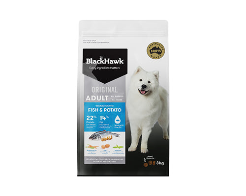 BLACKHAWK DOG FISH & POTATO 3KG/10KG/20KG