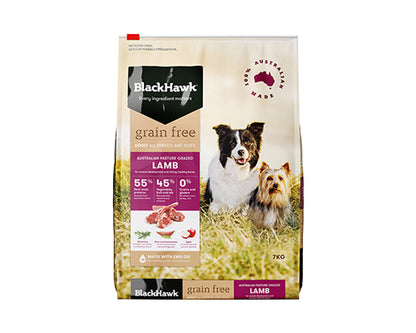 BLACKHAWK DOG GRAIN FREE LAMB 2.5KG/7KG/15KG