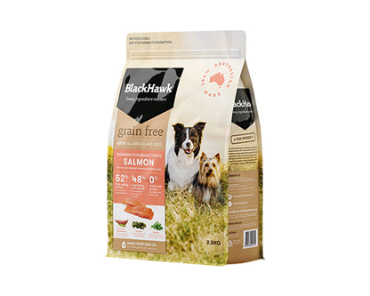 BLACKHAWK DOG GRAIN FREE SALMON 2.5KG/7KG/15KG