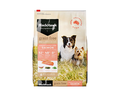 BLACKHAWK DOG GRAIN FREE SALMON 2.5KG/7KG/15KG