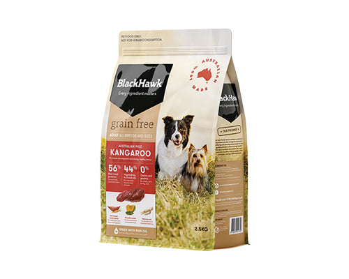 BLACKHAWK DOG GRAIN FREE KANGAROO 2.5KG/7KG/15KG