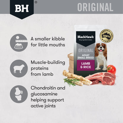 BLACKHAWK DOG SMALL BREED LAMB&RICE 3KG/10KG