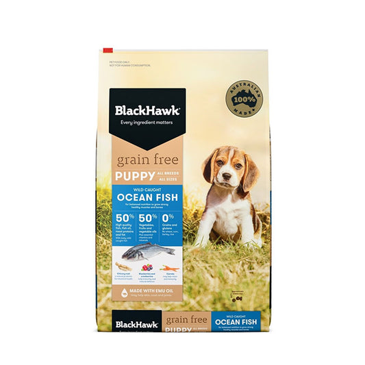 BLACKHAWK PUPPY GRAIN FREE OCEAN FISH 2.5KG/7KG/15KG