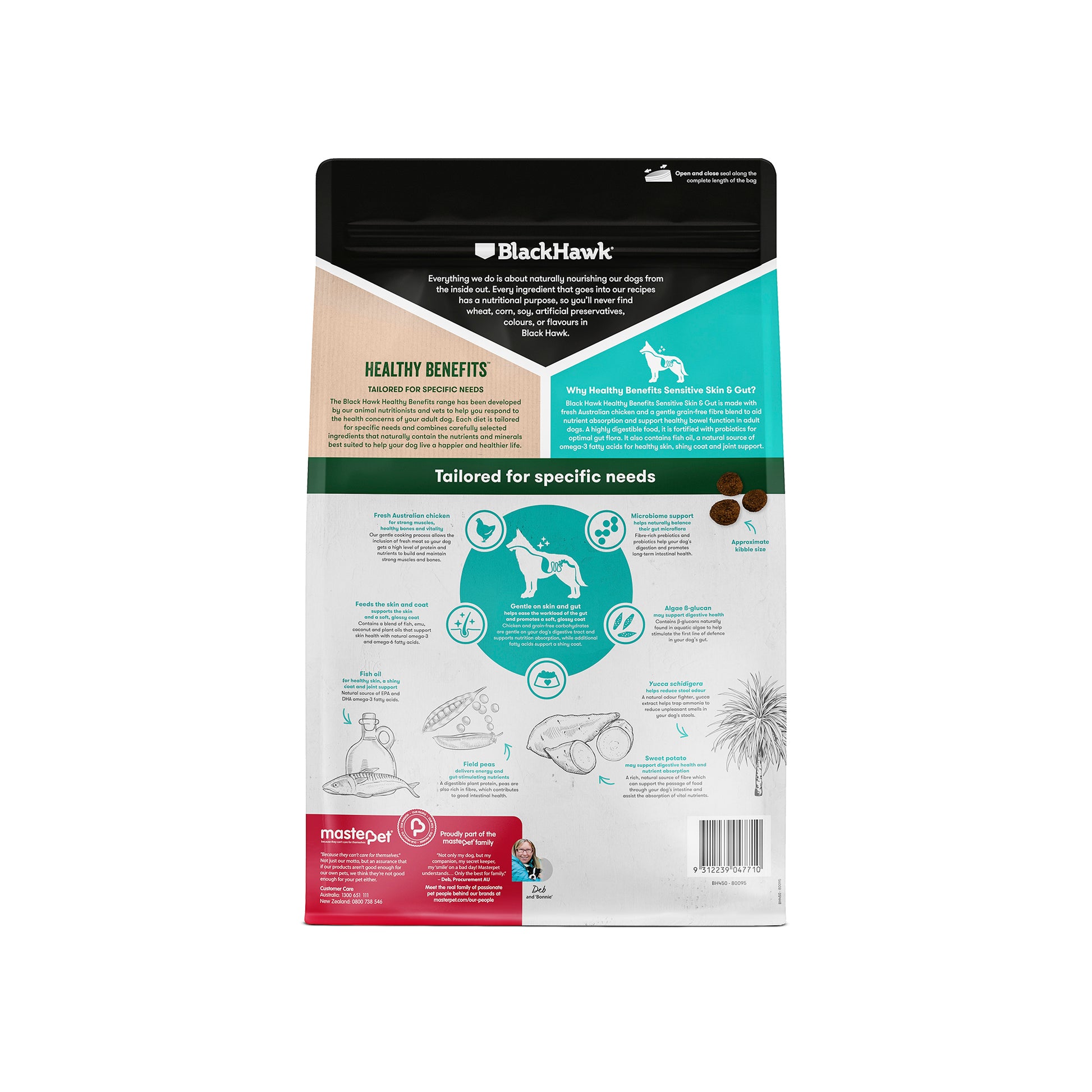 BLACKHAWK DOG SENSITIVE SKIN & GUT 2KG/12KG