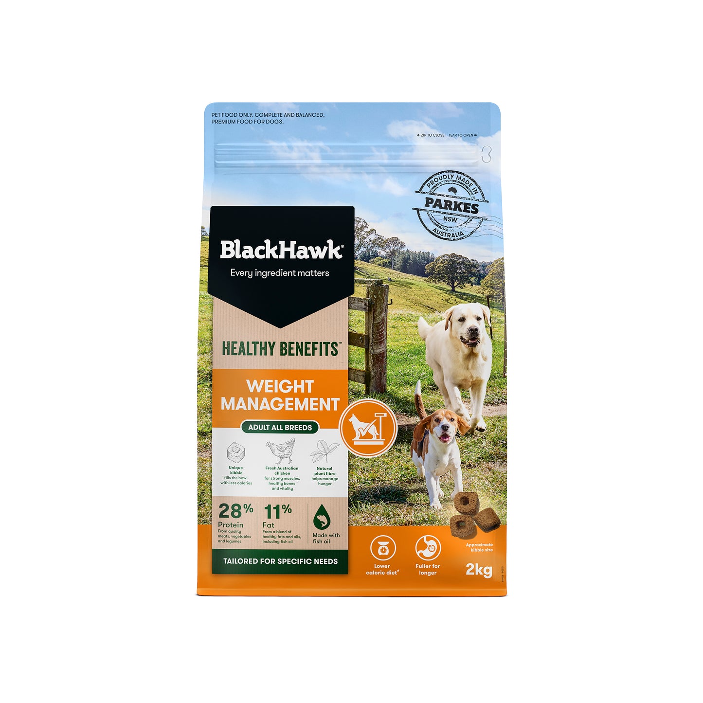 BLACKHAWK DOG WEIGHT MANAGEMENT 2KG/10KG