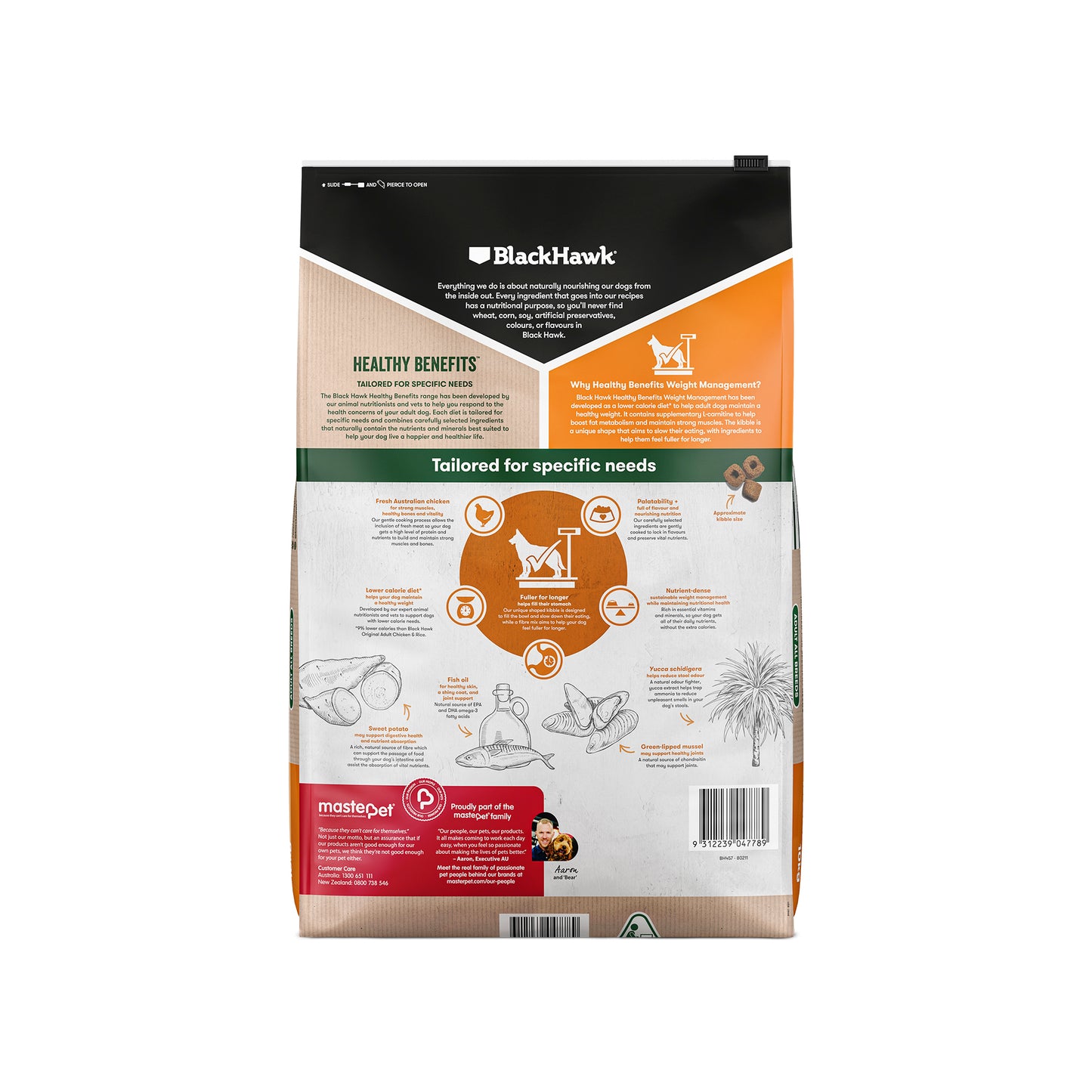 BLACKHAWK DOG WEIGHT MANAGEMENT 2KG/10KG