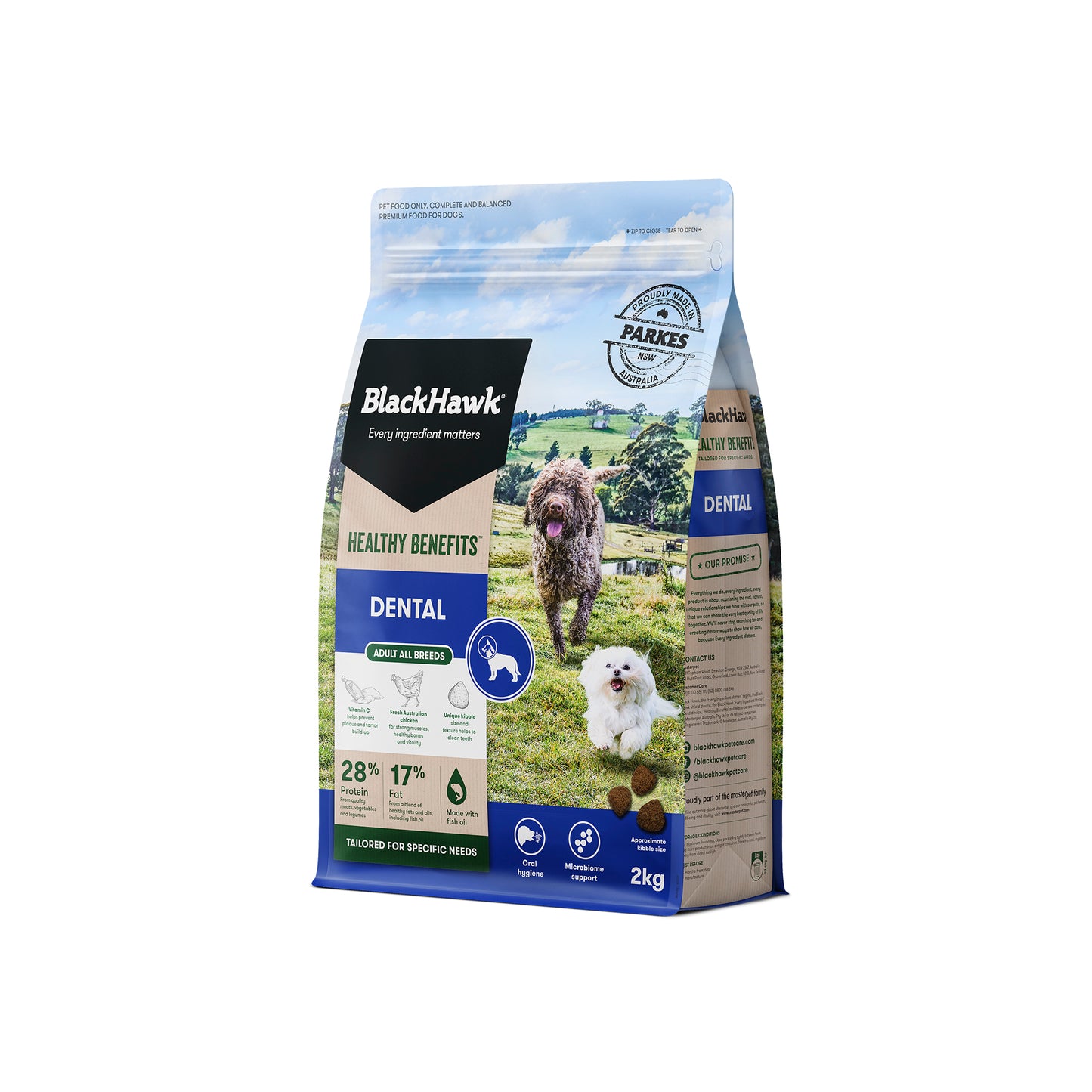 BLACKHAWK DOG DENTAL 2KG/10KG