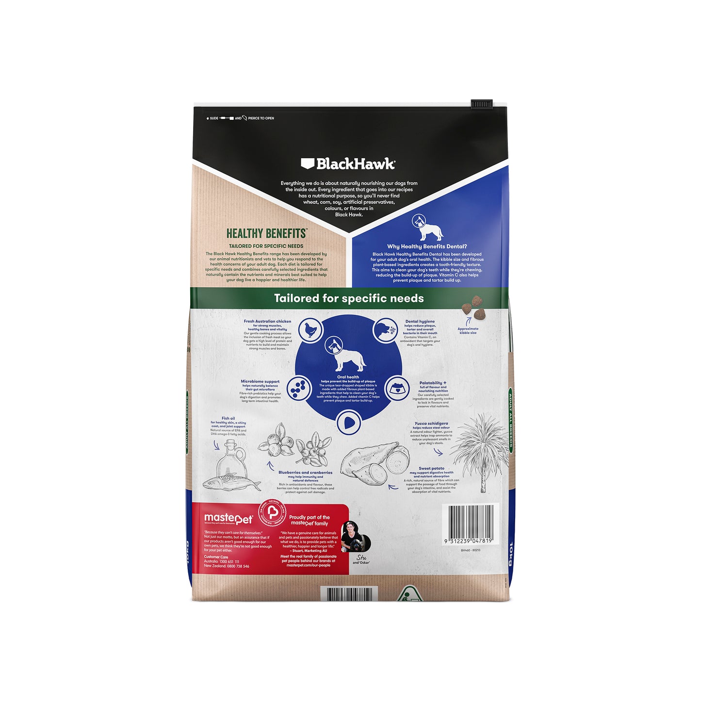 BLACKHAWK DOG DENTAL 2KG/10KG