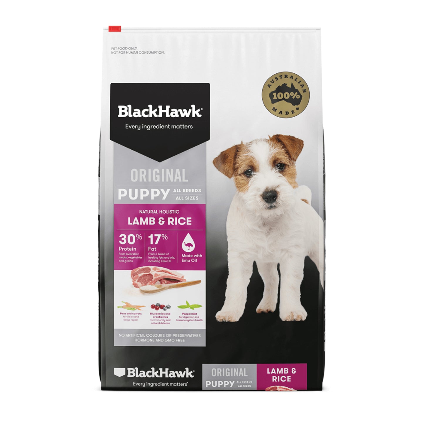 BLACKHAWK PUPPY LARGE BREED LAMB & RICE 3KG/10KG/20KG