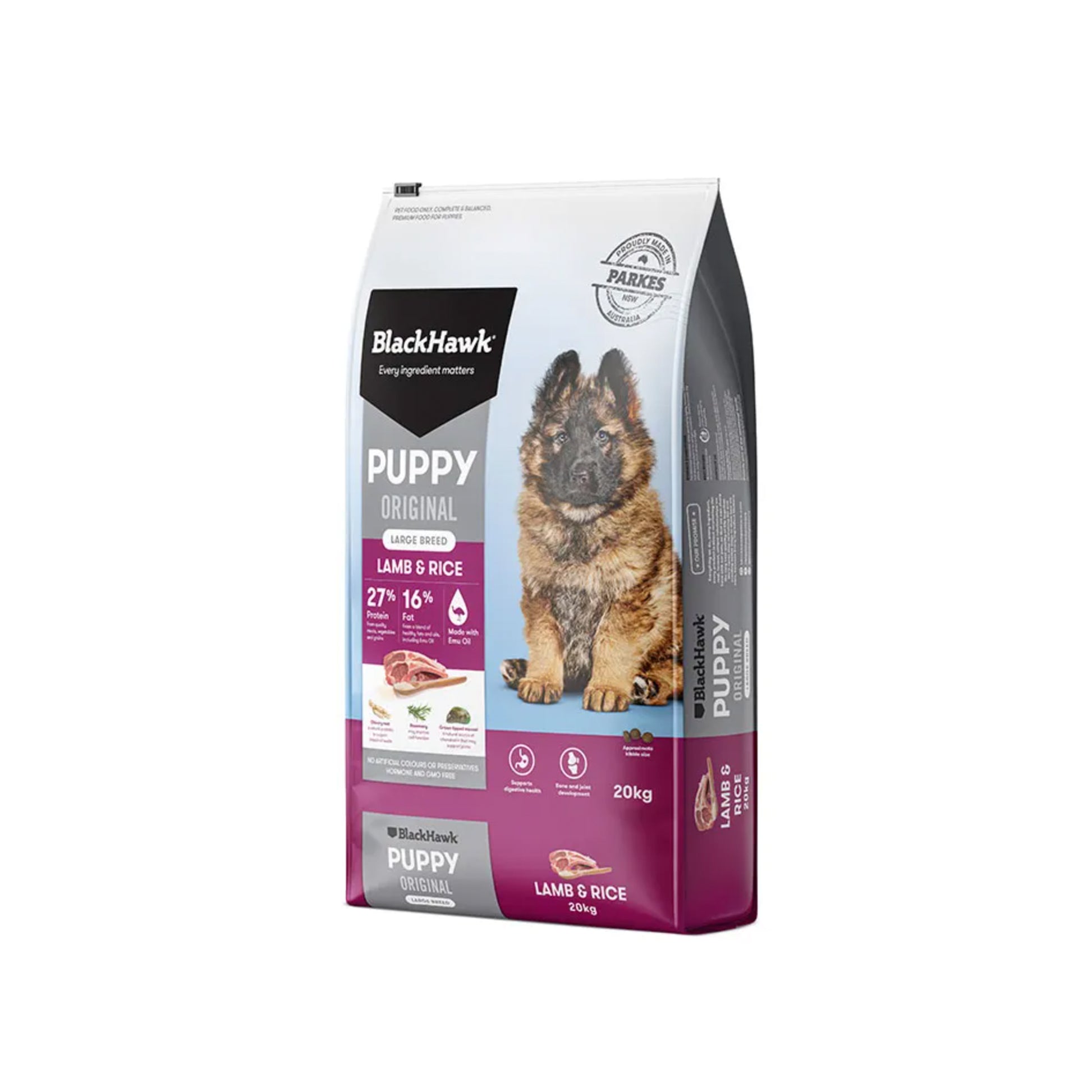 BLACKHAWK PUPPY LARGE BREED LAMB & RICE 3KG/10KG/20KG