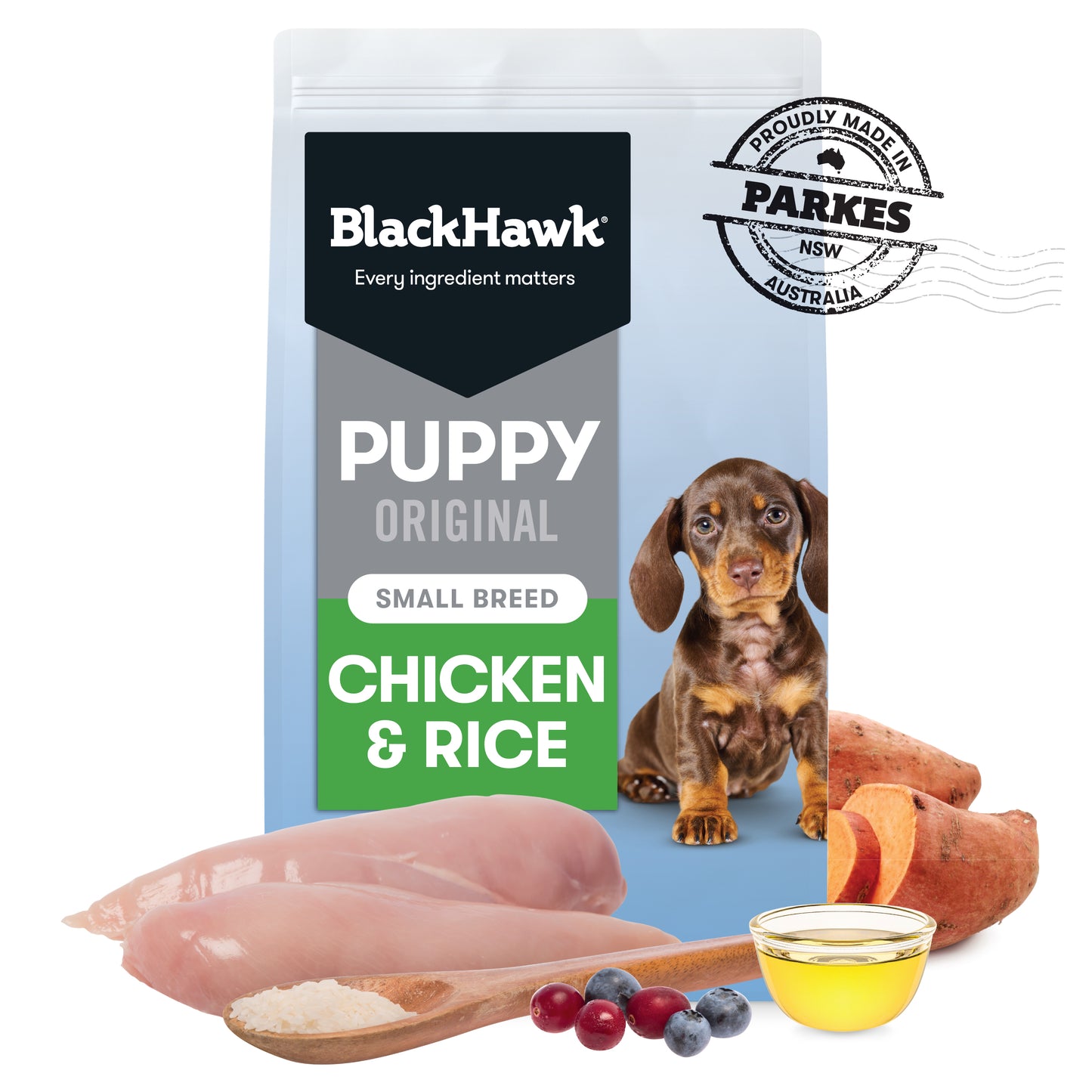 BLACKHAWK PUPPY SMALL BREED CHICKEN&RICE 3KG/10KG