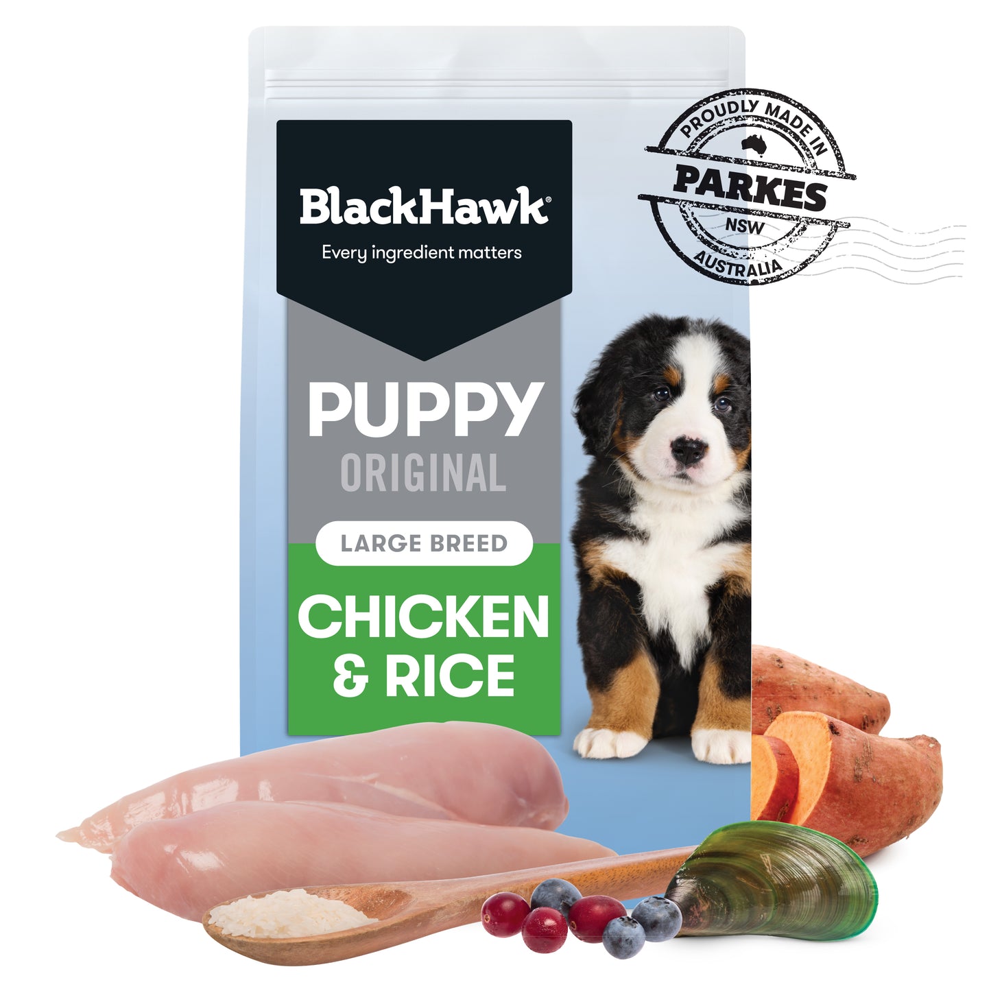 BLACKHAWK PUPPY LARGE BREED CHICKEN&RICE 3KG/10KG/20KG