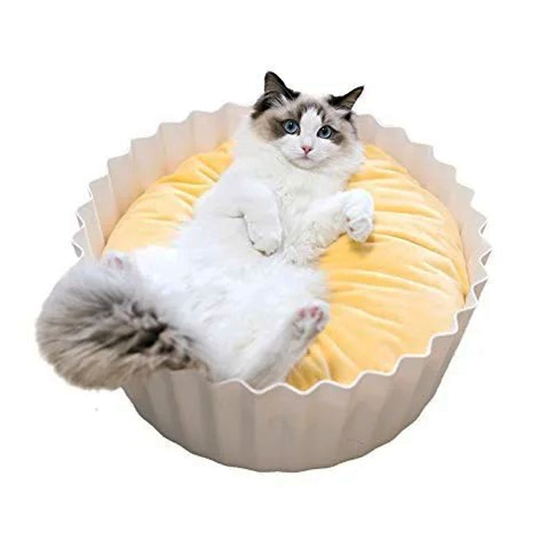 Cupcake Tart Shape Pet Cat Dog Bed Soft Plush Cotton PIDAN