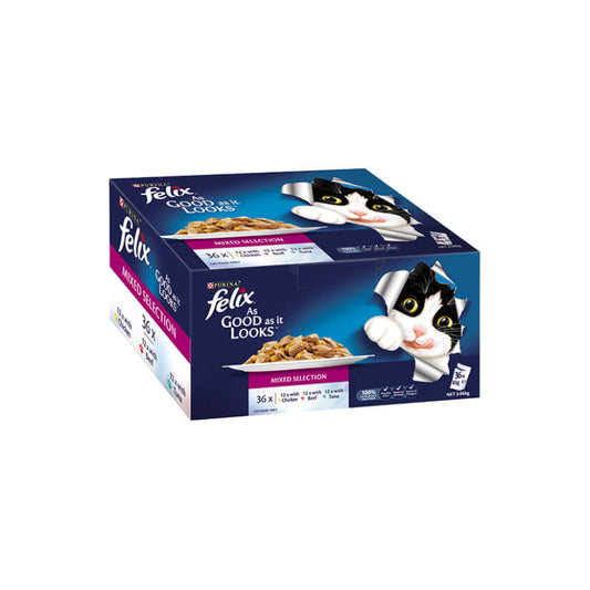 FELIX AGAIL MIXED SELECTIONS Cat Food 36X85G