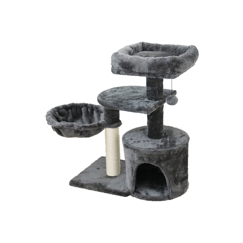 CATIO Chipboard Flannel Cat Scratching Tower