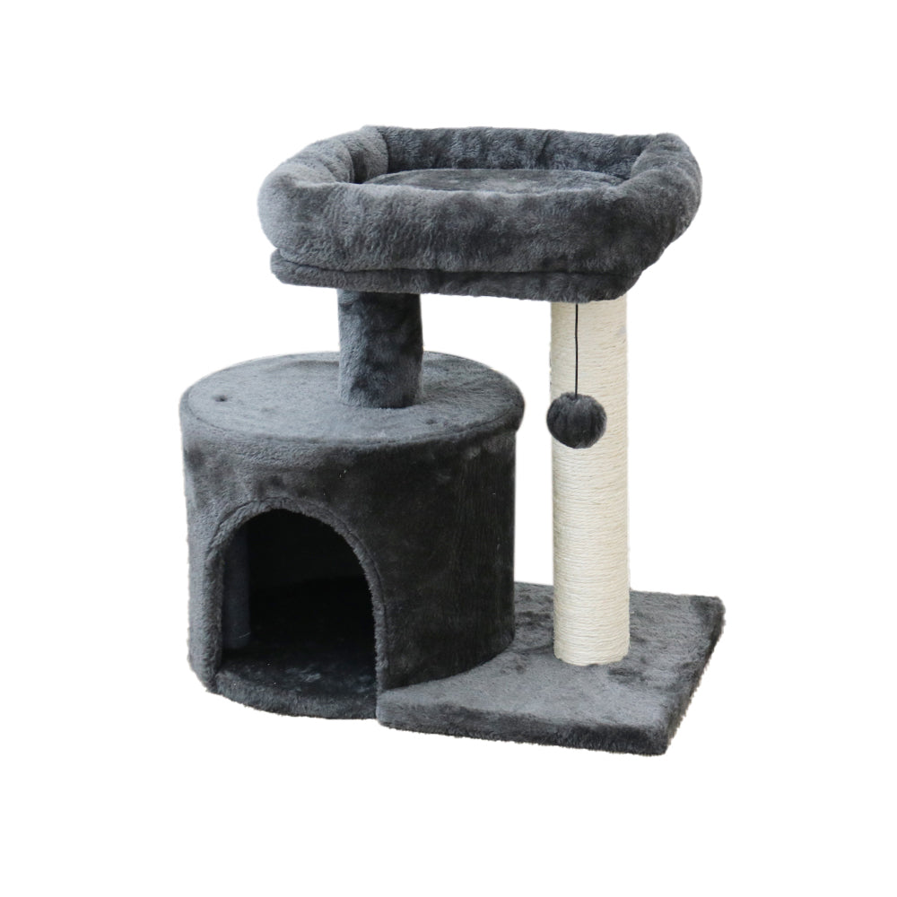 CATIO Chipboard Flannel Cat Scratching Tower